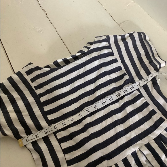 Clad & cloth striped bib dress size small - Picture 9 of 11